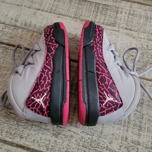 Jordan 11 Retro TD Toddler Shoes Grey Pink Size 5C